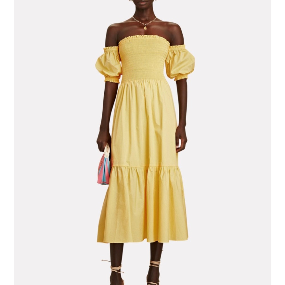 NWT 🏷 YELLOW AUBREY DRESS BY INTERMIX 🏹